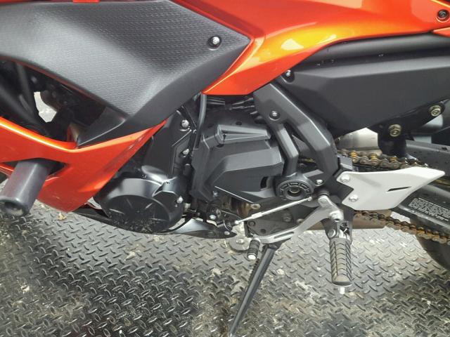 JKAEXEJ19HDA01154 - 2017 KAWASAKI EX650 J ნარინჯისფერი ფოტო 6