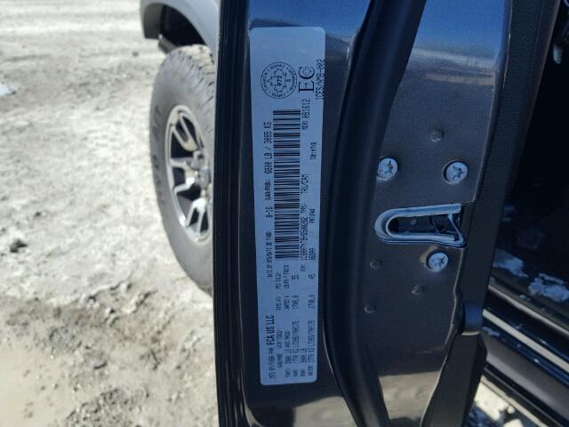 1C6RR7YT9HS500282 - 2017 RAM 1500 REBEL ნაცრისფერი ფოტო 10