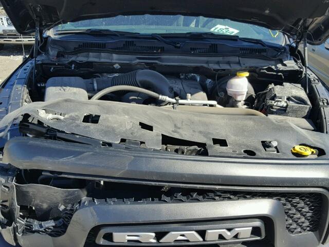 1C6RR7YT9HS500282 - 2017 RAM 1500 REBEL ნაცრისფერი ფოტო 7