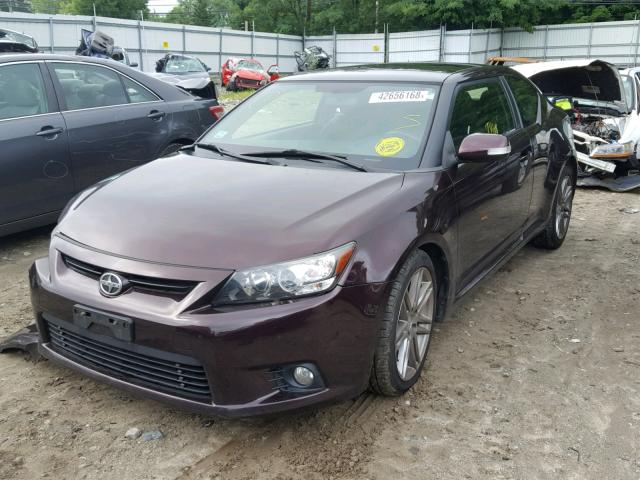 JTKJF5C72D3047231 - 2013 TOYOTA SCION TC 栗色 照片 2