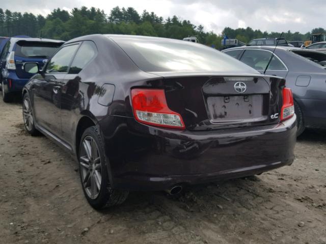 JTKJF5C72D3047231 - 2013 TOYOTA SCION TC 栗色 照片 3