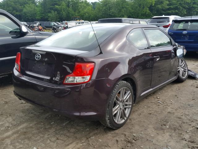 JTKJF5C72D3047231 - 2013 TOYOTA SCION TC 栗色 照片 4