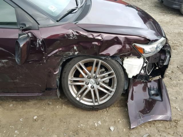 JTKJF5C72D3047231 - 2013 TOYOTA SCION TC 栗色 照片 9