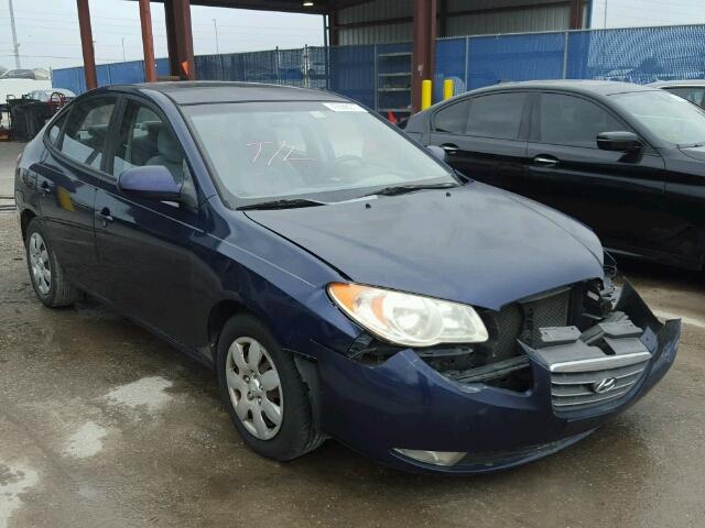 KMHDU46DX8U457678 - 2008 HYUNDAI ELANTRA GL BLUE photo 1