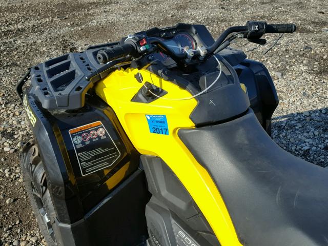 3JBLKXN12EJ000348 - 2014 CAN-AM OUTLANDER YELLOW photo 5