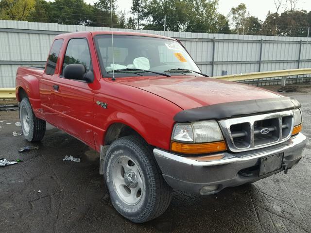 1FTZR15VXYPC02872 - 2000 FORD RANGER RED photo 1