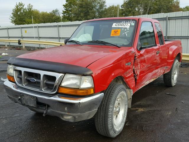 1FTZR15VXYPC02872 - 2000 FORD RANGER RED photo 2