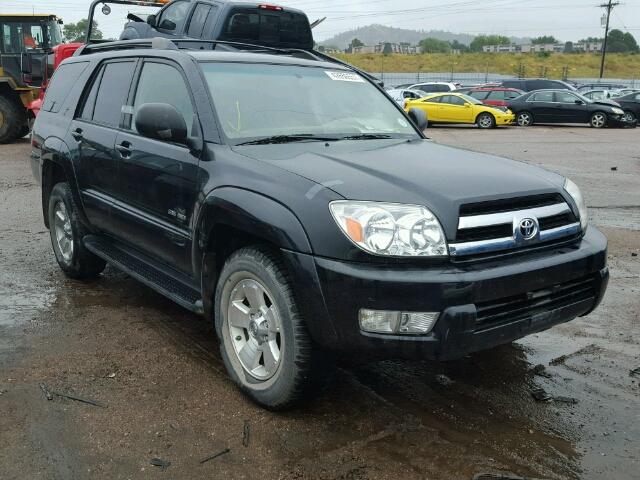 JTEBU14R950060034 - 2005 TOYOTA 4RUNNER BLACK photo 1