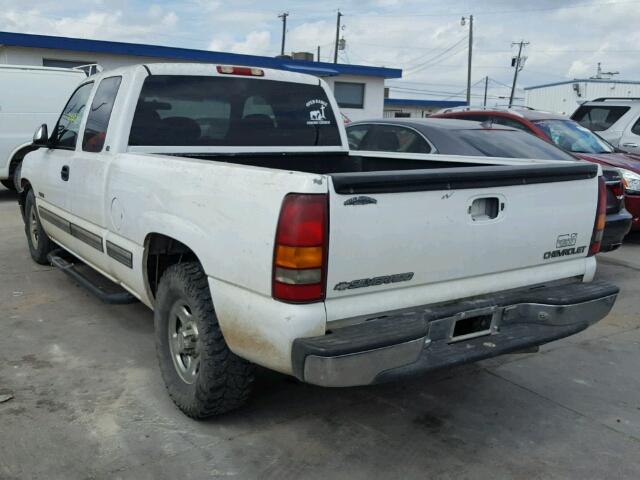 2GCEC19V3Y1201246 - 2000 CHEVROLET SILVERADO WHITE photo 3