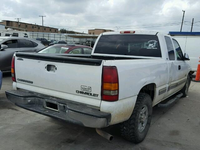 2GCEC19V3Y1201246 - 2000 CHEVROLET SILVERADO WHITE photo 4