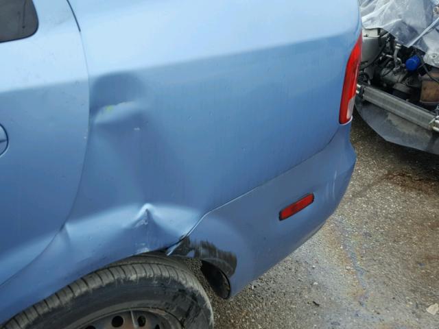 KL1TD52645B390104 - 2005 CHEVROLET AVEO BASE Көк фото 10