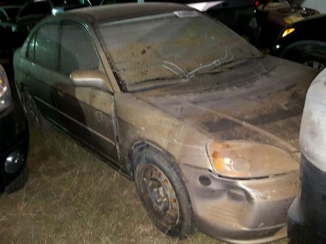 2HGES267X1H552507 - 2001 HONDA CIVIC EX ვერცხლისფერი ფოტო 1