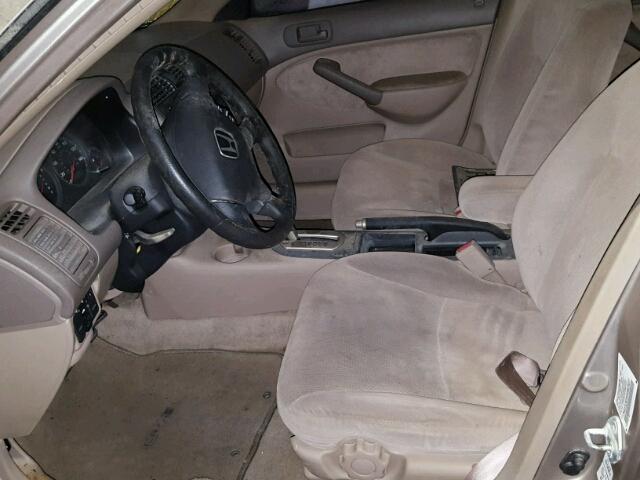 2HGES267X1H552507 - 2001 HONDA CIVIC EX ვერცხლისფერი ფოტო 5