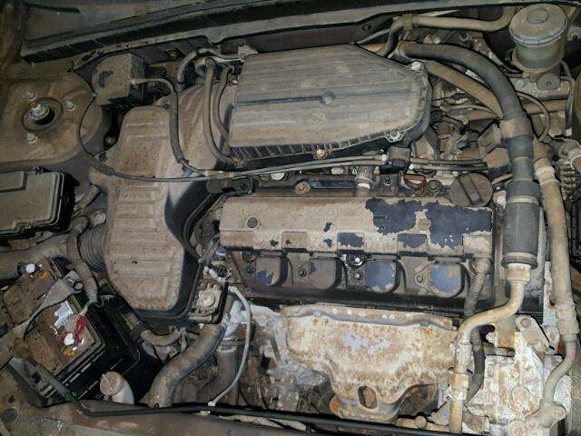 2HGES267X1H552507 - 2001 HONDA CIVIC EX ვერცხლისფერი ფოტო 7