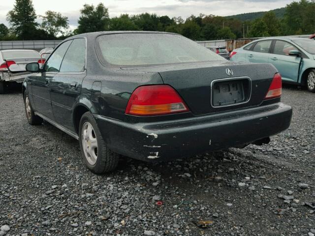 JH4UA2659TC010539 - 1996 ACURA 2.5TL GREEN photo 3