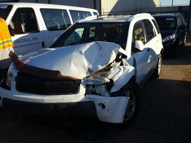 2CNDL73F166080678 - 2006 CHEVROLET EQUINOX WHITE photo 2