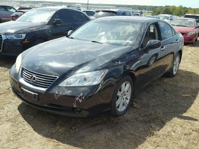 JTHBJ46GX92290264 - 2009 LEXUS ES 350 BLACK photo 2