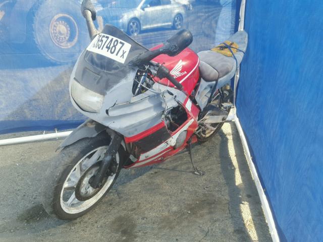 JH2PC2519NM100124 - 1992 HONDA CBR600 RED photo 2