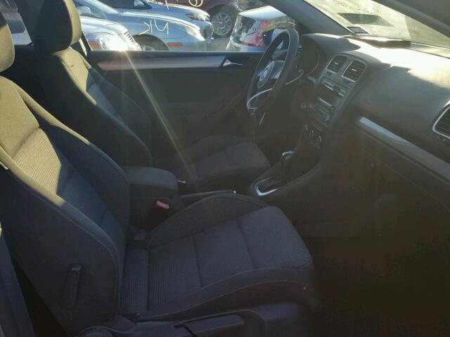 WVWBB7AJ0CW237110 - 2012 VOLKSWAGEN GOLF GRAY photo 5