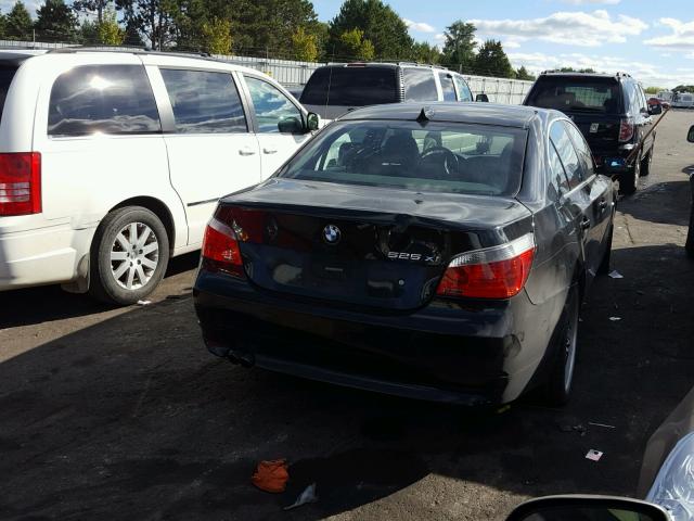 WBANF33566CB86812 - 2006 BMW 525 BLACK photo 4