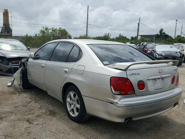 JT8BD69S220165697 - 2002 LEXUS GS 300 SILVER photo 3