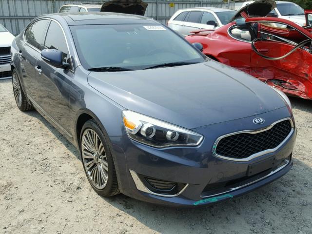 KNALN4D74E5161875 - 2014 KIA CADENZA PR BLUE photo 1