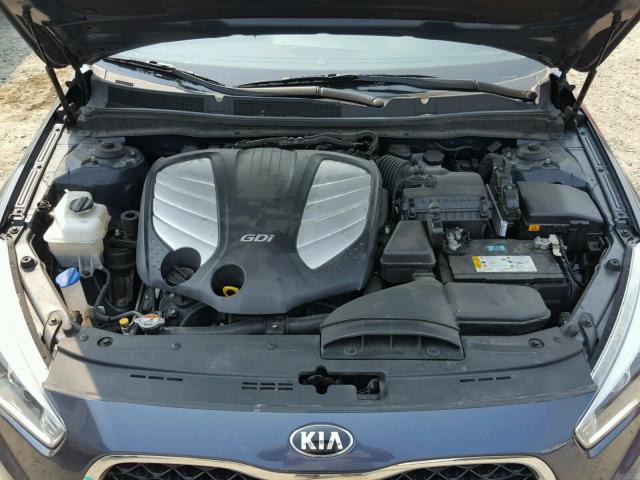 KNALN4D74E5161875 - 2014 KIA CADENZA PR BLUE photo 7