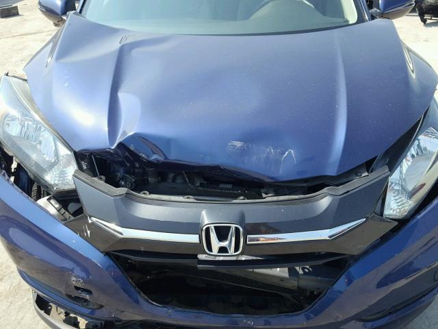 3CZRU5H5XGM719508 - 2016 HONDA HR-V EX BLUE photo 7