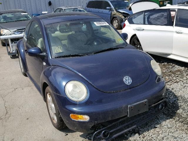 3VWCT21C41M409493 - 2001 VOLKSWAGEN NEW BEETLE ლურჯი ფოტო 1