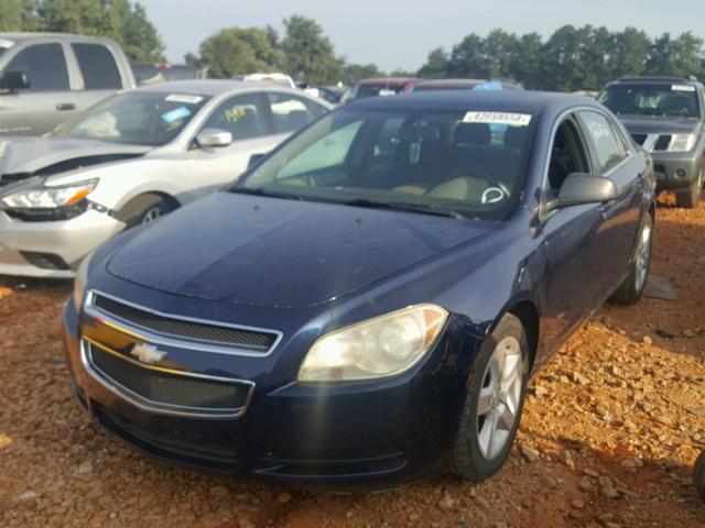 1G1ZB5EB7A4115335 - 2010 CHEVROLET MALIBU LS BLUE photo 2