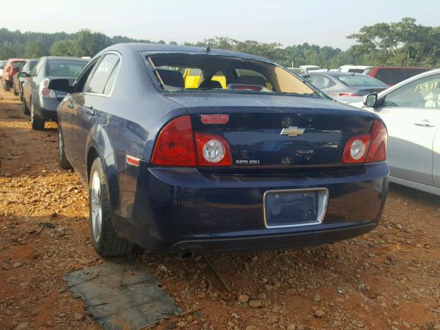 1G1ZB5EB7A4115335 - 2010 CHEVROLET MALIBU LS BLUE photo 3