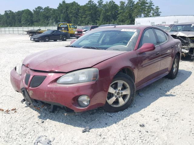 2G2WS522351152919 - 2005 PONTIAC GRAND PRIX MAROON photo 2
