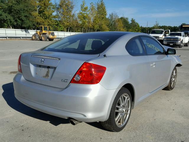 JTKDE177870153899 - 2007 TOYOTA SCION TC SILVER photo 4