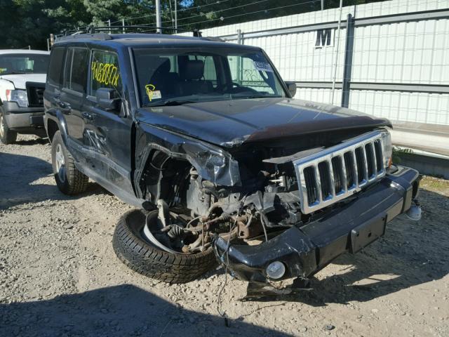 1J8HG48P87C528460 - 2007 JEEP COMMANDER BLACK photo 1