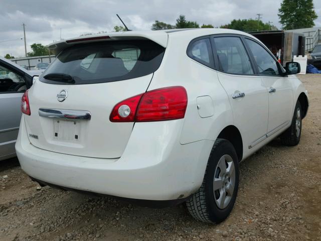 JN8AS5MT3DW528672 - 2013 NISSAN ROGUE S WHITE photo 4