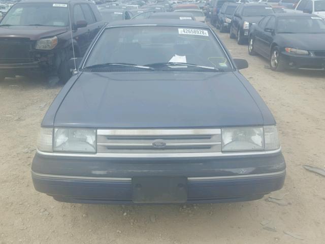 2FAPP36X7MB183794 - 1991 FORD TEMPO GL BLUE photo 9