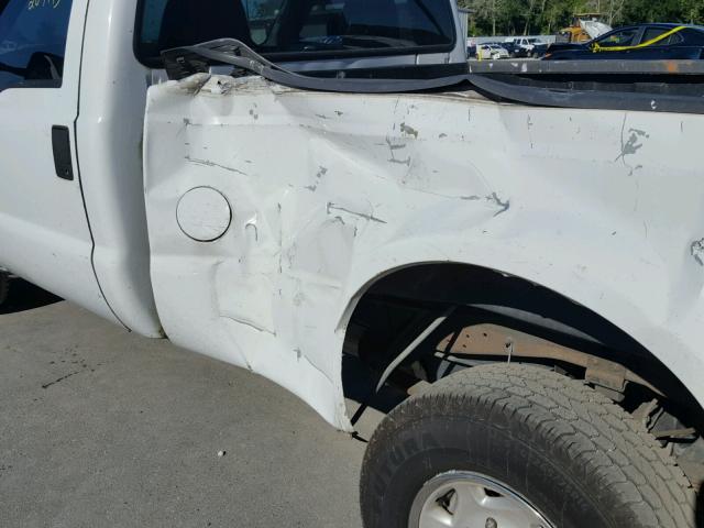 1FTSF30SX1EB32911 - 2001 FORD F250 WHITE photo 9