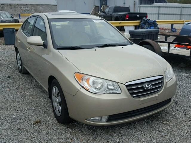 KMHDU46D08U491256 - 2008 HYUNDAI ELANTRA GL GOLD photo 1