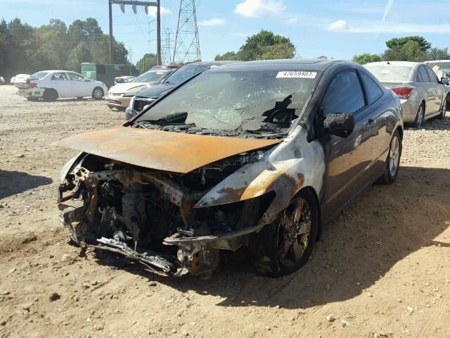2HGFG12837H557653 - 2007 HONDA CIVIC EX CHARCOAL photo 2