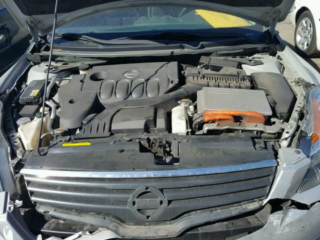 1N4CL21E18C181927 - 2008 NISSAN ALTIMA HYB SILVER photo 7