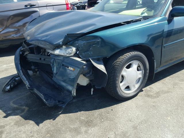 1G1NE52J7Y6289325 - 2000 CHEVROLET MALIBU LS GREEN photo 9