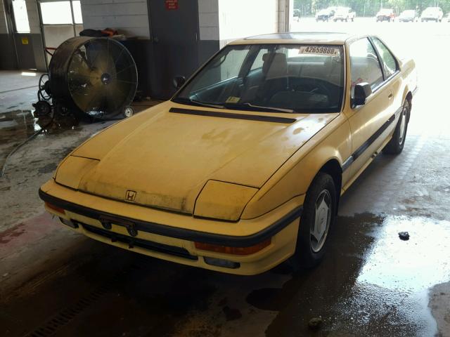 JHMBA4231KC044948 - 1989 HONDA PRELUDE 2. YELLOW photo 2