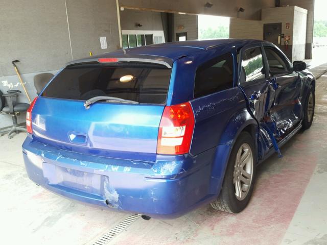 2D8FV47T56H286839 - 2006 DODGE MAGNUM SE BLUE photo 4