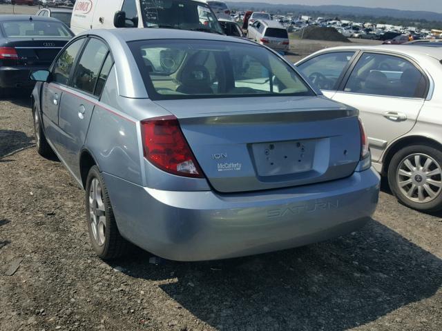 1G8AL52F43Z189966 - 2003 SATURN ION LEVEL BLUE photo 3