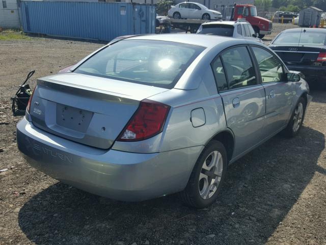 1G8AL52F43Z189966 - 2003 SATURN ION LEVEL BLUE photo 4