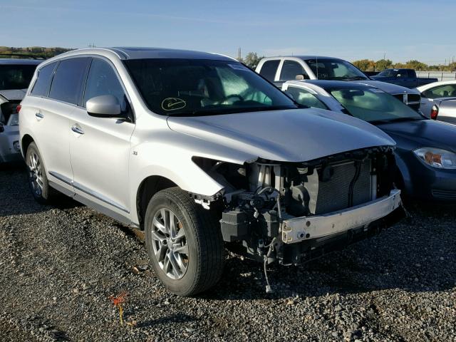 5N1AL0MM3EC516802 - 2014 INFINITI QX60 SILVER photo 1