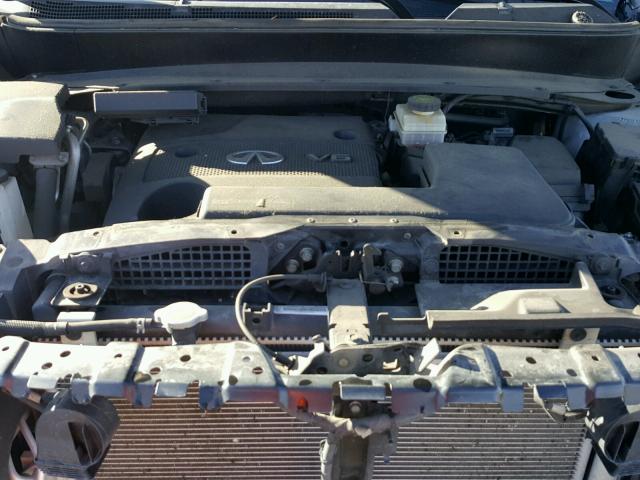 5N1AL0MM3EC516802 - 2014 INFINITI QX60 SILVER photo 7