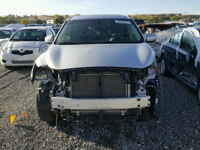 5N1AL0MM3EC516802 - 2014 INFINITI QX60 SILVER photo 9