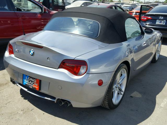 5UMBT93587LY53259 - 2007 BMW M ROADSTER GRAY photo 4