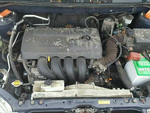 2T1BR32E33C107966 - 2003 TOYOTA COROLLA BLUE photo 7